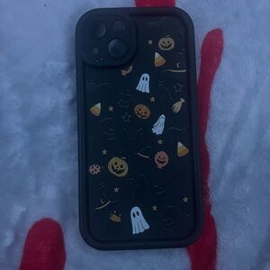 Halloween Themed Black Phone Case